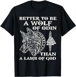 Image of Norse Mythology Wolf T-Shirt by the company Amazon.com.