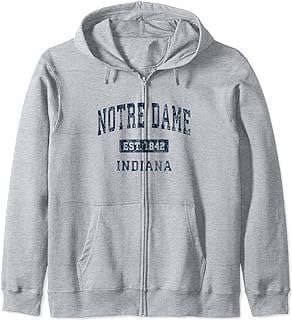 Image of Notre Dame Zip Hoodie by the company Amazon.com.