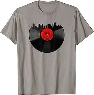 Image of Oklahoma Skyline Vinyl Record Shirt by the company Amazon.com.