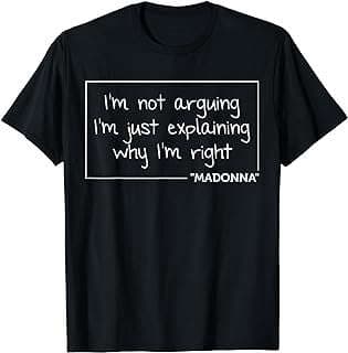 Image of Personalized Madonna Quote T-Shirt by the company Amazon.com.