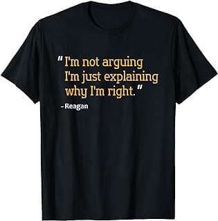 Image of Personalized Reagan Quote T-Shirt by the company Amazon.com.