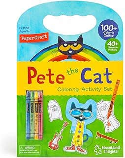 Image of Pete the Cat Papercraft Set by the company Amazon.com.