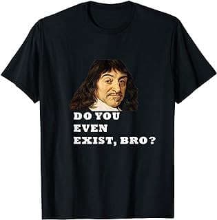 Image of Philosophy Humor Descarte T-Shirt by the company Amazon.com.
