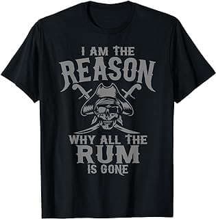 Image of Pirate Themed Rum T-Shirt by the company Amazon.com.