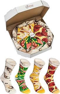 Image of Pizza-Themed Cotton Socks by the company Amazon.com.