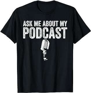 Image of Podcaster Themed T-Shirt by the company Amazon.com.