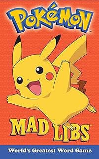 Image of Pokemon-themed Mad Libs game by the company Amazon.com.