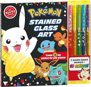 Image of Pokémon Stained Glass Craft Kit by the company Amazon.com.