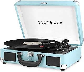 Image of Portable Bluetooth Suitcase Record Player by the company Amazon.com.