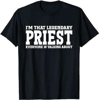 Image of Priest Funny Job T-Shirt by the company Amazon.com.
