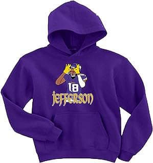 Image of Purple Jefferson Minnesota Hoodie by the company Amazon.com.