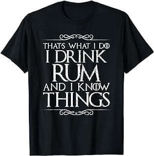 Image of Rum-themed T-shirt by the company Amazon.com.