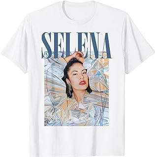 Image of Selena Quintanilla Metallic Portrait Shirt by the company Amazon.com.