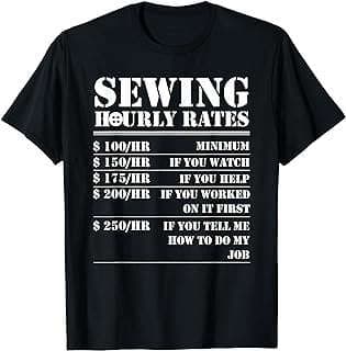 Image of Sewing Humor T-Shirt by the company Amazon.com.