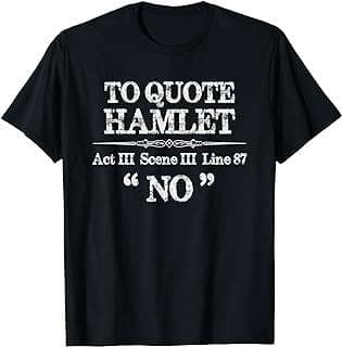 Image of Shakespeare Quote T-Shirt by the company Amazon.com.