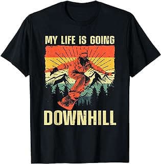 Image of Snowboarder Themed T-Shirt by the company Amazon.com.