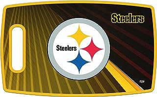 Image of Steelers Themed Cutting Board by the company Amazon.com.