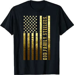 Image of Steelers Themed T-Shirt by the company Amazon.com.