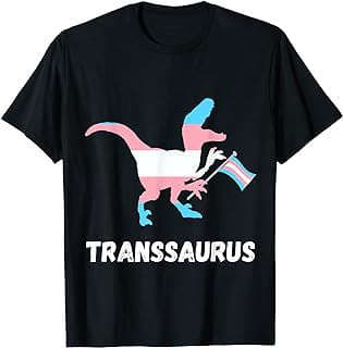 Image of Transgender Dinosaur Pride T-Shirt by the company Amazon.com.