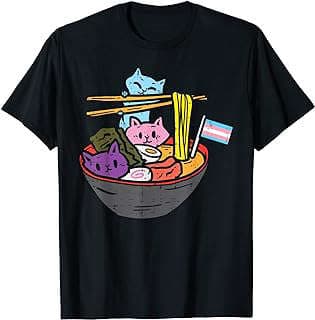 Image of Transgender Pride Cats T-Shirt by the company Amazon.com.