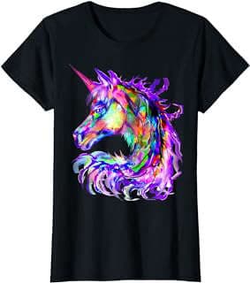 Image of Unicorn Psychedelic T-Shirt by the company Amazon.com.