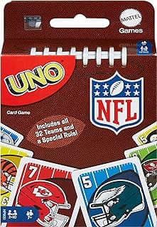 Image of UNO NFL Edition Card Game by the company Amazon.com.