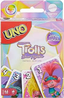 Image of UNO Trolls-themed Card Game by the company Amazon.com.
