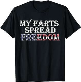 Image of USA Flag Humor T-Shirt by the company Amazon.com.