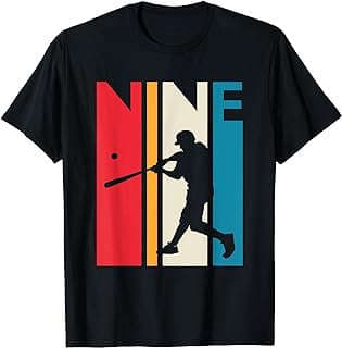 Image of Vintage Baseball Themed T-Shirt by the company Amazon.com.