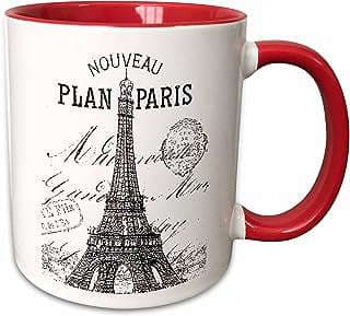 Image of Vintage Eiffel Tower Ceramic Mug by the company Amazon.com.