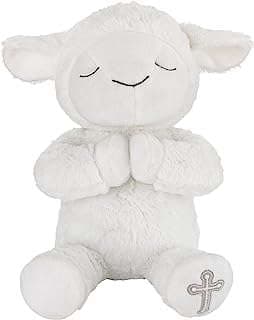 Image of White Plush Praying Lamb by the company Amazon.com.