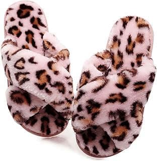 Image of Women's Fluffy Crossband Slippers by the company Amazon.com.