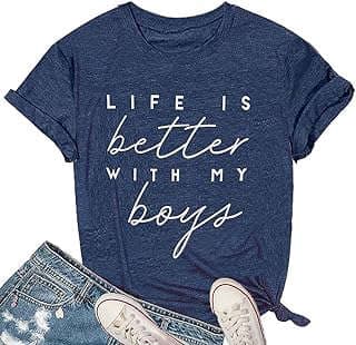 Image of Women's Funny Mom Graphic Shirt by the company Amazon.com.