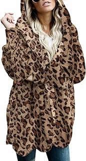 Image of Women's Fuzzy Hooded Cardigan by the company Amazon.com.