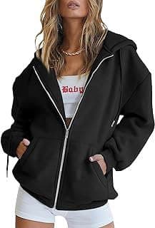 Image of Women's Oversized Zip Hoodie by the company Amazon.com.
