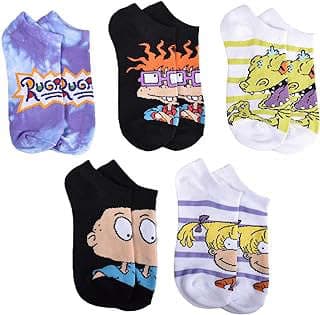 Image of Women's Rugrats-themed socks by the company Amazon.com.