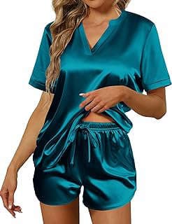 Image of Women's Silk Pajamas Set by the company Amazon.com.