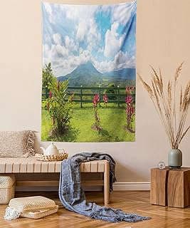 Image of Volcano Scenic Tapestry by the company Ambesonne.