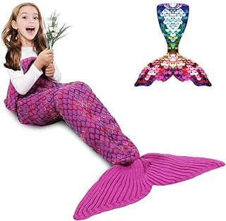 Image of Kids Mermaid Tail Blanket by the company AmyHomie Direct.