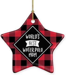 Image of Ceramic Water Polo Ornament by the company Andaz Press.