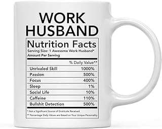 Image of Humorous Work Husband Mug by the company Andaz Press.