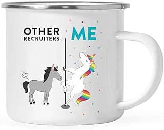 Image of Quirky Recruiter Unicorn Mug by the company Andaz Press.
