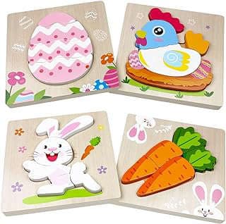Image of Wooden Easter Puzzles by the company ANDIYANG.