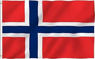 Image of Norway National Flag by the company ANLEY.