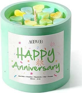 Image of Anniversary Scented Candle by the company AOOVOO Candles.