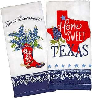 Image of Texas Bluebonnets Tea Towel Set by the company Artisan Owl.