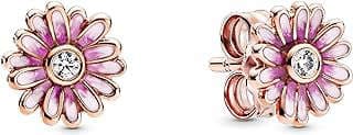 Image of Pink Daisy Stud Earrings by the company AZ Trends.