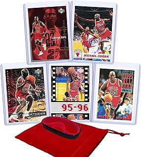 Image of Michael Jordan Basketball Cards by the company Barbell 1 & Sportscard Superstore.