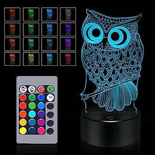 Image of Owl-Shaped Color Changing Lamp by the company bassi direct.