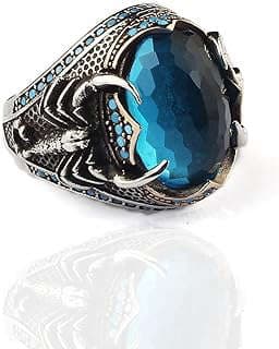 Image of Blue Topaz Scorpion Silver Ring by the company BayVog.